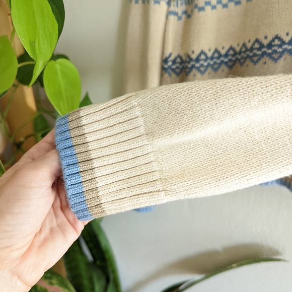 Woolrich | Fair Isle Zipper Front Nordic  Sweater - Picture 5 of 11